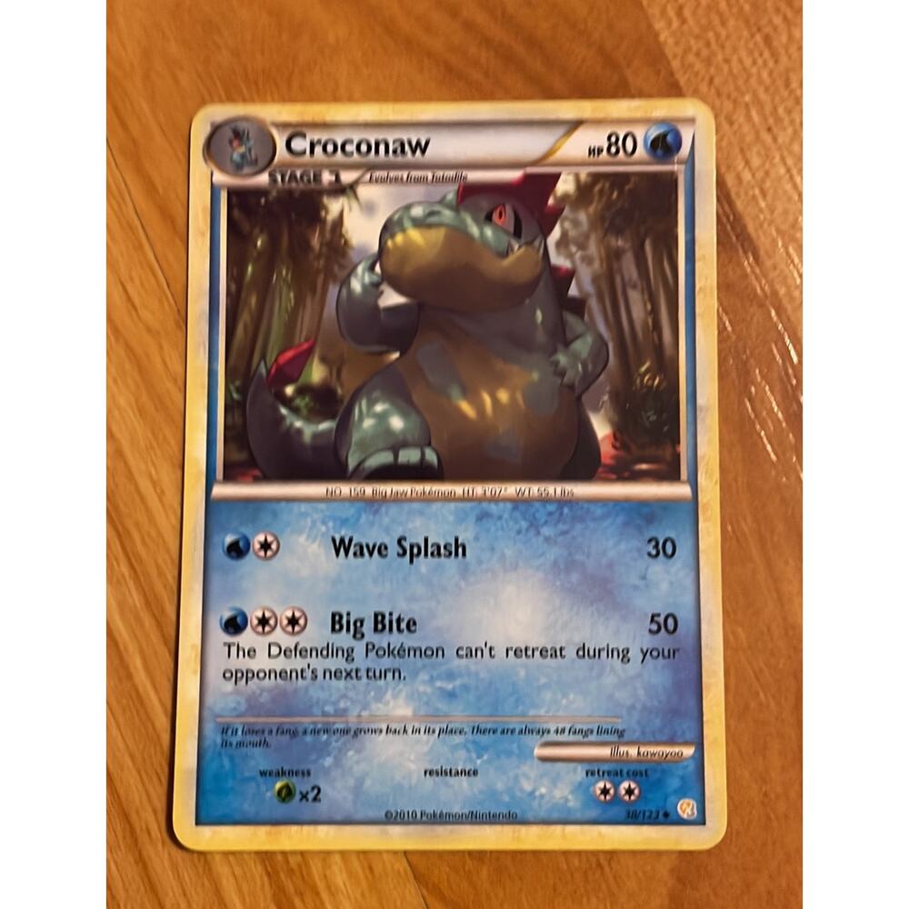 Croconaw‎ Pokemon Card
